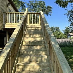 Raised deck rebuild 10