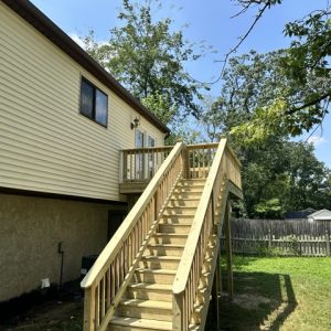 Raised deck rebuild 14