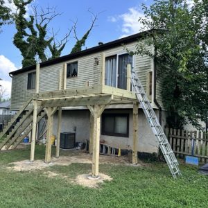 Raised deck rebuild 6